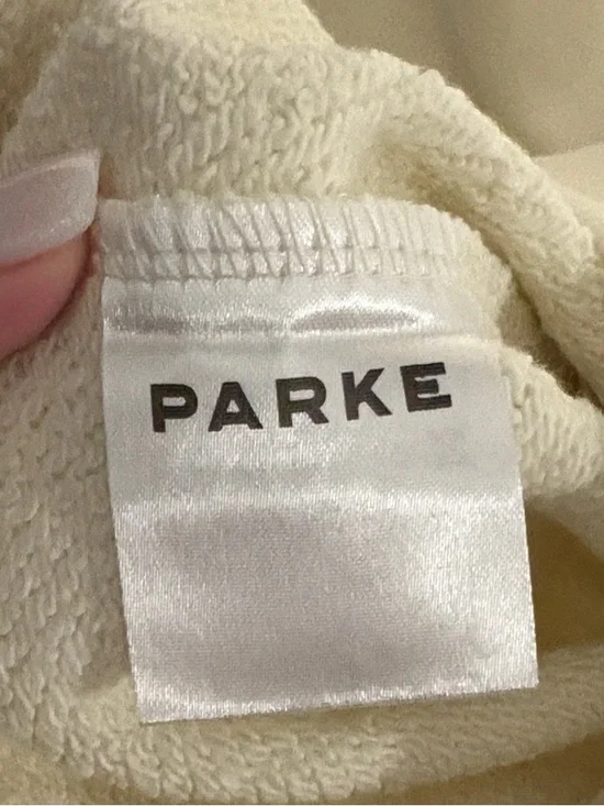 Parker Cream Pullover Sweatshirt with Red, White & Navy Appliqué - Picture 4 of 7